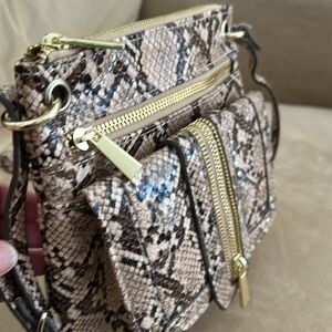 Snake Faux Skin Crossbody Bag Purse NWOT